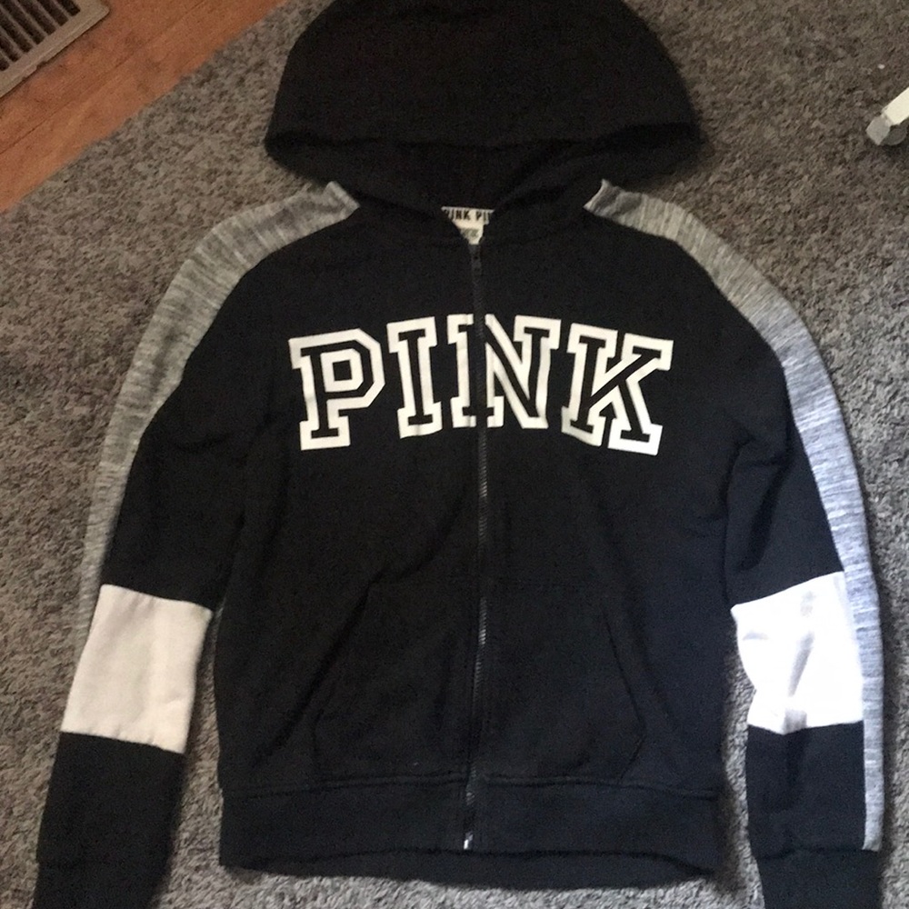 Victoria Secret pink zip up jacket